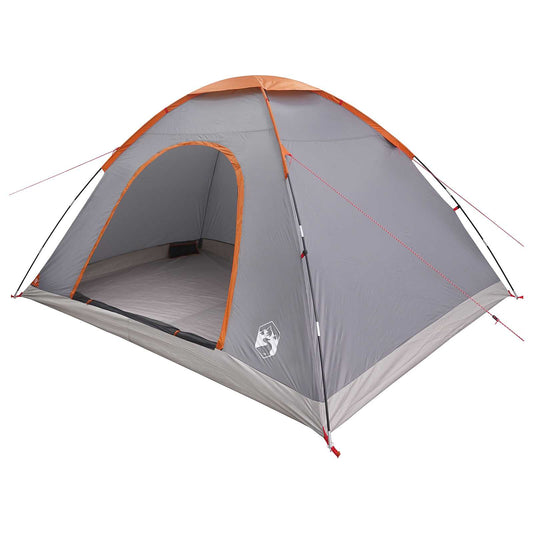 Camping Tent 6-Person Grey and Orange Camping Tent 6-Person Grey and Orange