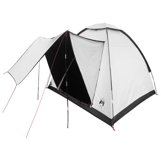 Camping Tent 2-Person White Blackout Polyester and Steel Camping Tent 2-Person White Blackout Polyester and Steel