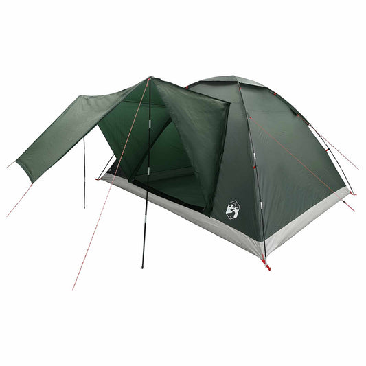 Camping Tent 6-Person Army Green Polyester and Steel Camping Tent 6-Person Army Green Polyester and Steel