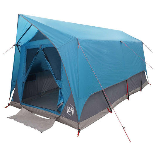 Tunnel Tent with Roof Blue 8-Person Polyester and Steel Tunnel Tent with Roof Blue 8-Person Polyester and Steel