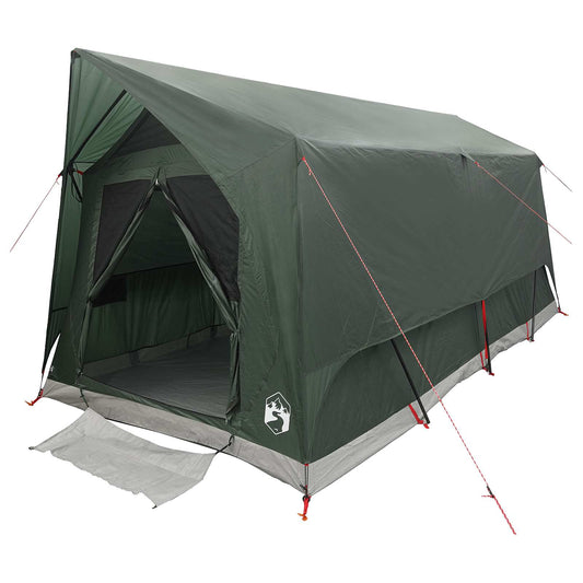 Tunnel Tent with Roof Army green 8-Person Polyester and Steel Tunnel Tent with Roof Army green 8-Person Polyester and Steel