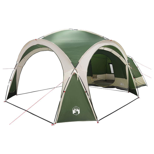Side Tent Green 410 x 410 x 250 cm Polyester and Steel Side Tent Green 410 x 410 x 250 cm Polyester and Steel