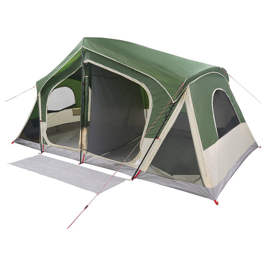 Cabin Tent Green 480 x 273 x 205 cm Polyester and Steel Cabin Tent Green 480 x 273 x 205 cm Polyester and Steel