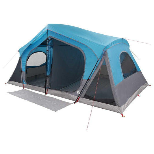 Cabin Tent Blue 480 x 273 x 205 cm Polyester and Steel Cabin Tent Blue 480 x 273 x 205 cm Polyester and Steel