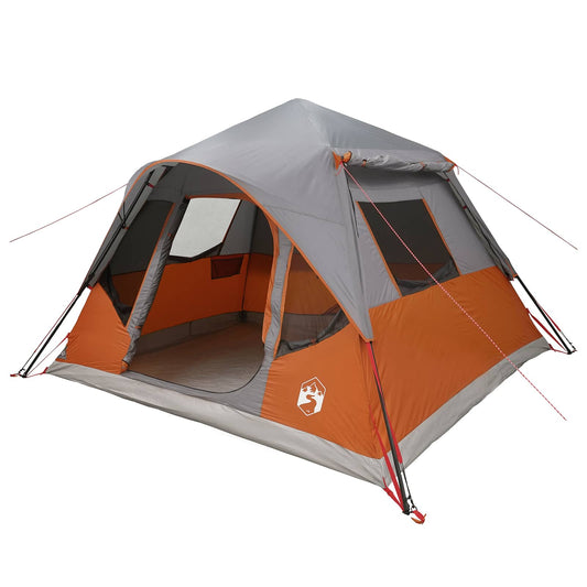 Instant Tent with Roof Grey and Orange 305 x 275 x 190 cm Instant Tent with Roof Grey and Orange 305 x 275 x 190 cm