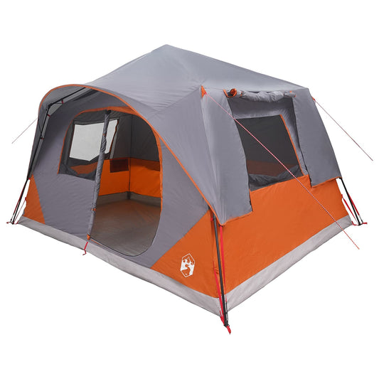 Instant Tent with Roof Grey and Orange 365 x 380 x 200 cm Instant Tent with Roof Grey and Orange 365 x 380 x 200 cm