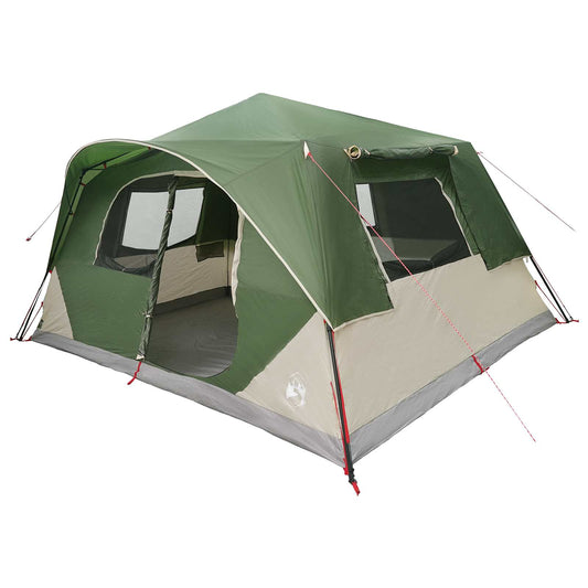 Instant Tent 10-Person Green Polyester and Steel Instant Tent 10-Person Green Polyester and Steel