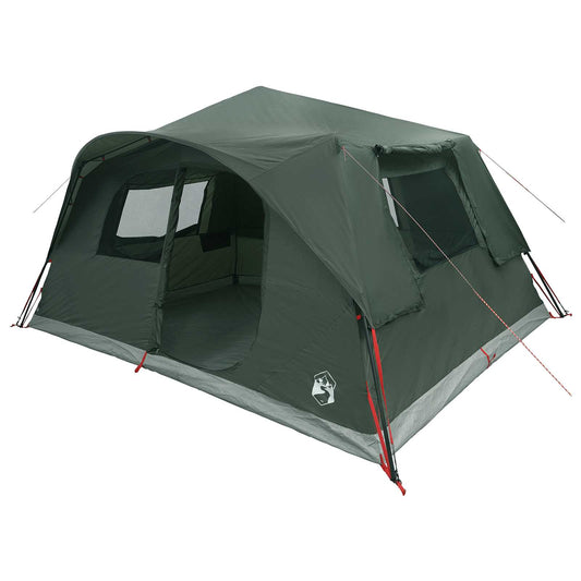 Instant Tent 10-Person Army Green Polyester and Steel Instant Tent 10-Person Army Green Polyester and Steel