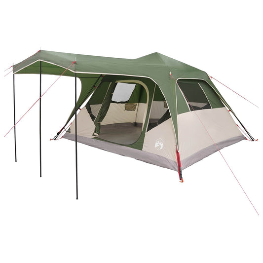 Family Tent Green 6-Person Polyester and Steel Family Tent Green 6-Person Polyester and Steel