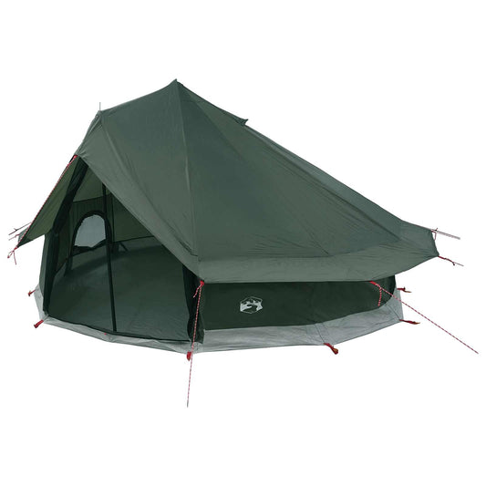 Tipi Tent 18-Person Army Green Polyester and Steel Tipi Tent 18-Person Army Green Polyester and Steel