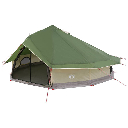Tipi Tent 20-Person Green Polyester and Steel Tipi Tent 20-Person Green Polyester and Steel