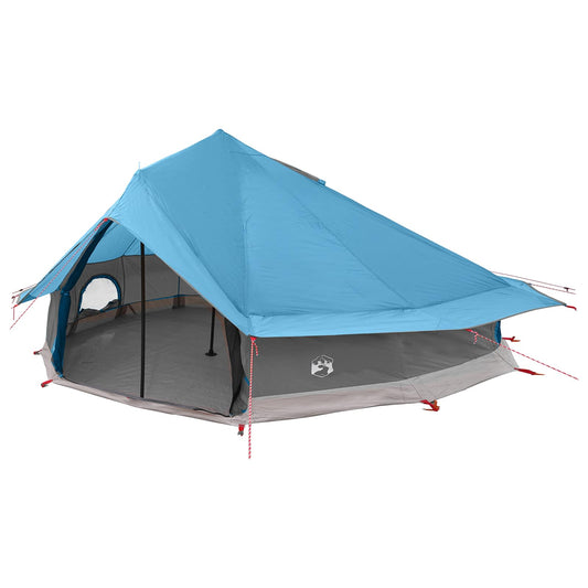 Tipi Tent 20-Person Blue Polyester and Steel Tipi Tent 20-Person Blue Polyester and Steel