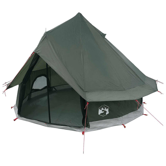 Tipi Tent 4-Person Army Green Polyester and Steel Tipi Tent 4-Person Army Green Polyester and Steel