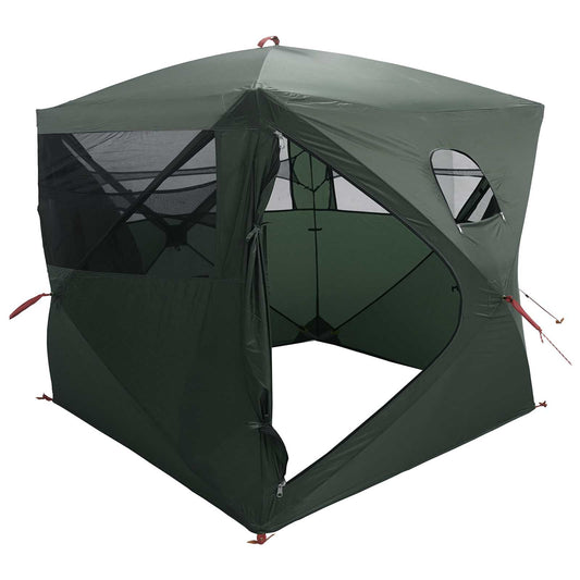 Hunting Tent Army Green 2-Person Polyester and Steel Hunting Tent Army Green 2-Person Polyester and Steel