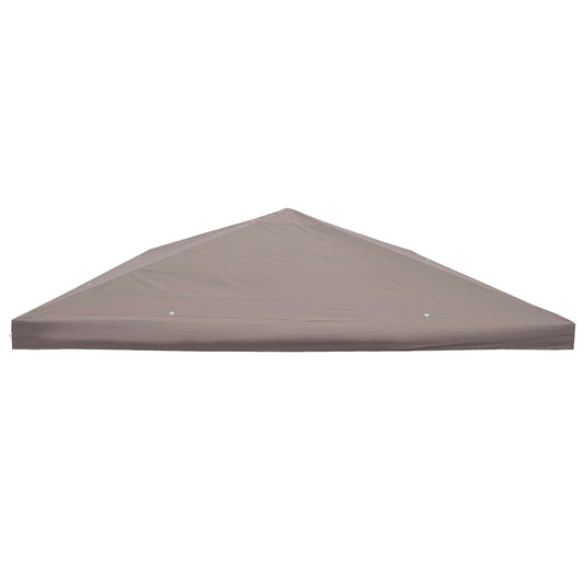 Gazebo Cover 300 x 300 cm Taupe Polyester and Steel Gazebo Cover 300 x 300 cm Taupe Polyester and Steel
