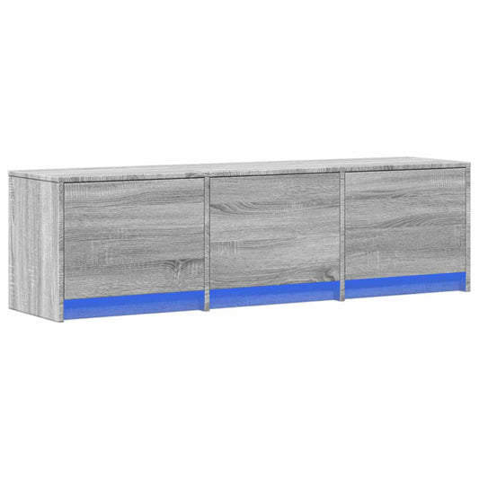 TV Cabinet Grey Sonoma 140 x 34 x 40 cm Engineered Wood TV Cabinet Grey Sonoma 140 x 34 x 40 cm Engineered Wood