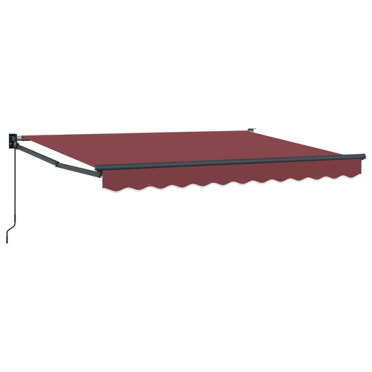 Retractable Awning Burgundy 3 x 2 m Retractable Awning Burgundy 3 x 2 m