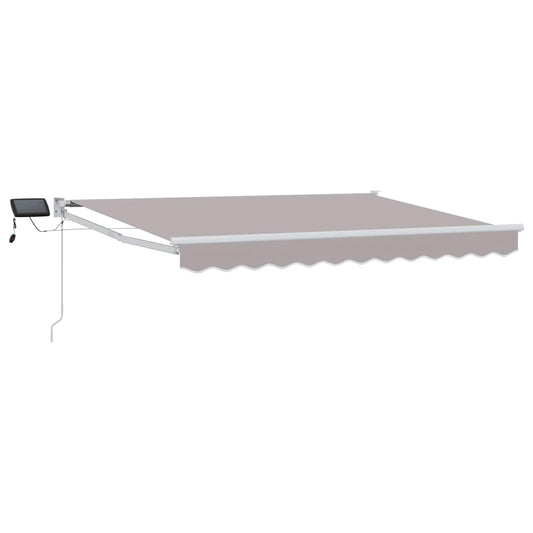 Manual Retractable Awning with LEDs 3 x 2.5 m Manual Retractable Awning with LEDs 3 x 2.5 m
