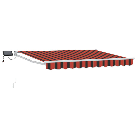Manual Retractable Awning with LEDs 3.5 x 2.5 m Manual Retractable Awning with LEDs 3.5 x 2.5 m