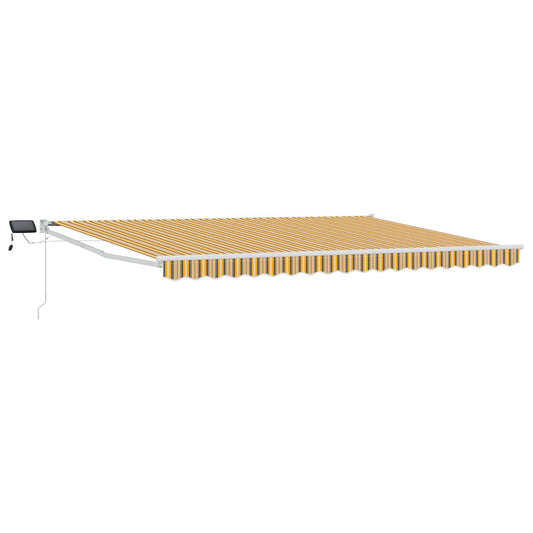 Manual Retractable Awning with LEDs 4 x 3 m Manual Retractable Awning with LEDs 4 x 3 m