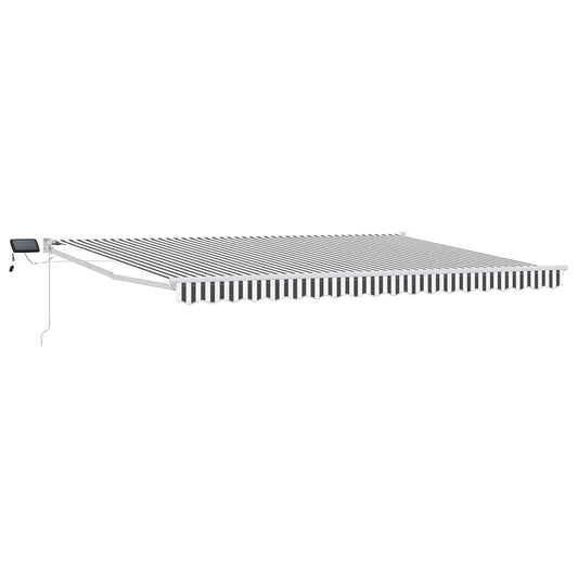 Manual Retractable Awning with LEDs 4.5 x 3 m Manual Retractable Awning with LEDs 4.5 x 3 m