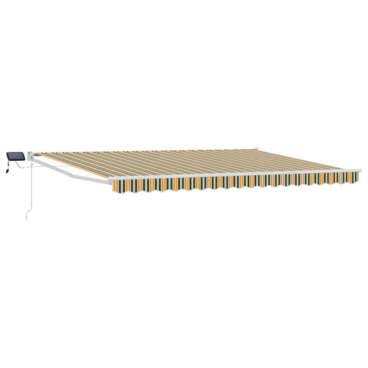 Manual Retractable Awning with LEDs 5 x 3 m Manual Retractable Awning with LEDs 5 x 3 m