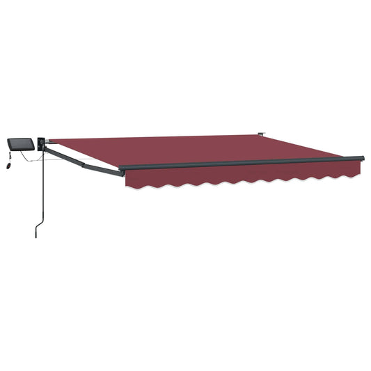 Manual Retractable Awning with LEDs 3 x 2 m Manual Retractable Awning with LEDs 3 x 2 m
