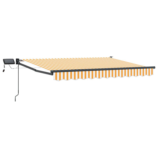 Manual Retractable Awning with LEDs 3 x 2.5 m Manual Retractable Awning with LEDs 3 x 2.5 m