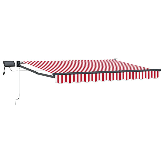 Manual Retractable Awning with LEDs 3 x 2.5 m Manual Retractable Awning with LEDs 3 x 2.5 m
