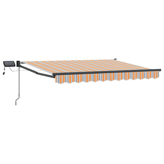 Manual Retractable Awning with LEDs 3 x 2.5 m Manual Retractable Awning with LEDs 3 x 2.5 m