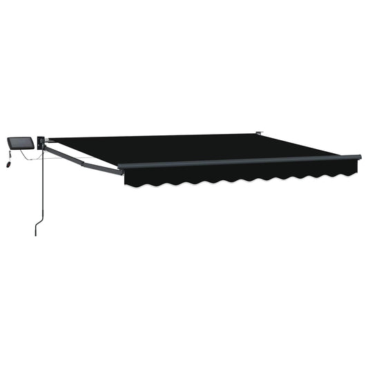 Manual Retractable Awning with LEDs 3 x 2.5 m Manual Retractable Awning with LEDs 3 x 2.5 m