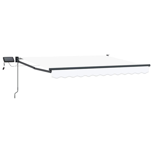 Manual Retractable Awning with LEDs 3 x 2.5 m Manual Retractable Awning with LEDs 3 x 2.5 m