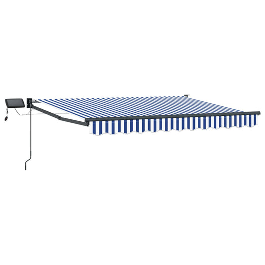 Manual Retractable Awning with LEDs 3.5 x 2.5 m Manual Retractable Awning with LEDs 3.5 x 2.5 m
