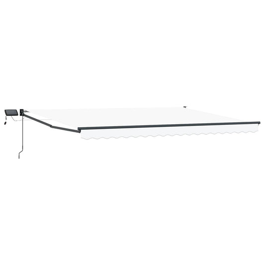 Manual Retractable Awning with LEDs 4 x 3 m Manual Retractable Awning with LEDs 4 x 3 m