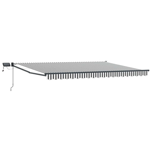 Manual Retractable Awning with LEDs 4.5 x 3 m Manual Retractable Awning with LEDs 4.5 x 3 m