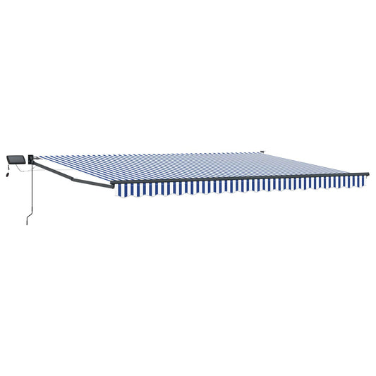Manual Retractable Awning with LEDs 5 x 3 m Manual Retractable Awning with LEDs 5 x 3 m