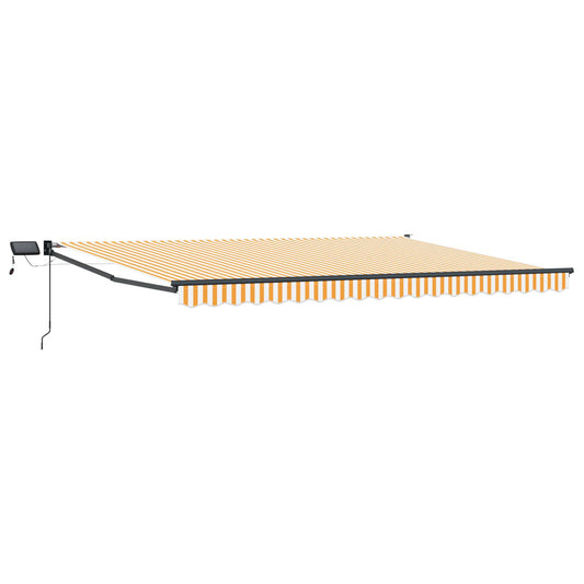 Manual Retractable Awning with LEDs 5 x 3 m Manual Retractable Awning with LEDs 5 x 3 m