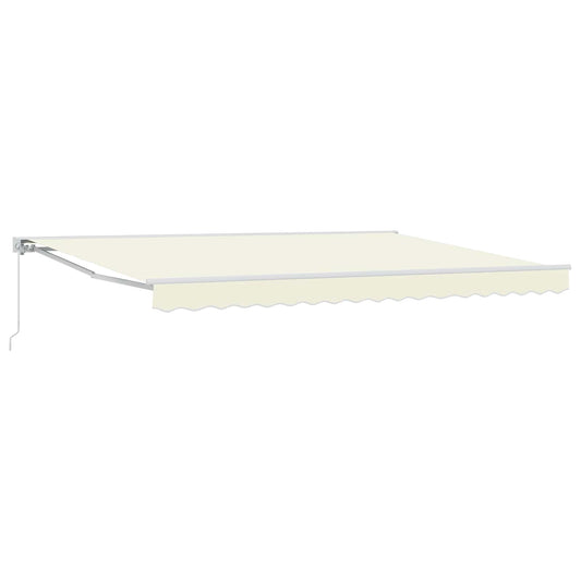 Manual Retractable Awning Cream 4.5 x 3 m Manual Retractable Awning Cream 4.5 x 3 m