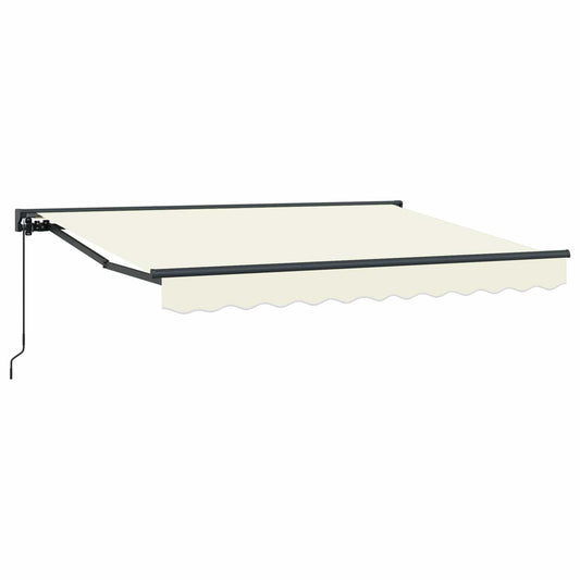 Manual Retractable Awning Cream 3.5 x 2 m Manual Retractable Awning Cream 3.5 x 2 m