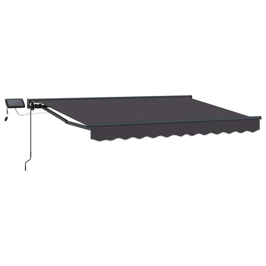 Manual Awning Frame with LEDs Anthracite 3.5 x 2 m Manual Awning Frame with LEDs Anthracite 3.5 x 2 m