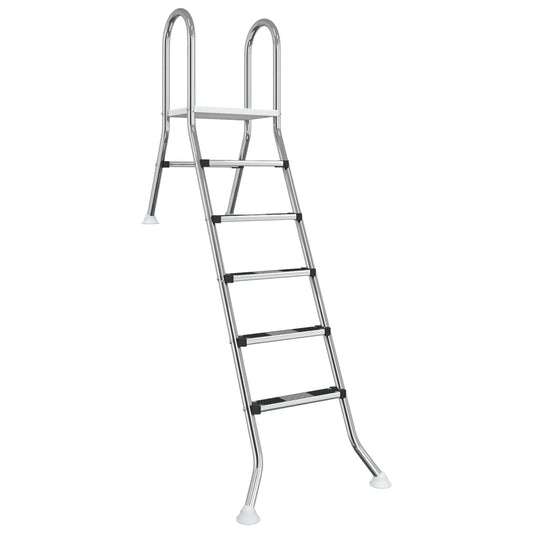 Partially in-Ground Pool Ladder 222 x 128 cm 5-Step Partially in-Ground Pool Ladder 222 x 128 cm 5-Step