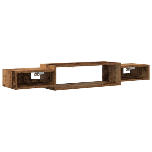 Wall-mounted TV Cabinet Wall-Mounted Old Wood 140 x 28 x 21 cm Wall-mounted TV Cabinet Wall-Mounted Old Wood 140 x 28 x 21 cm