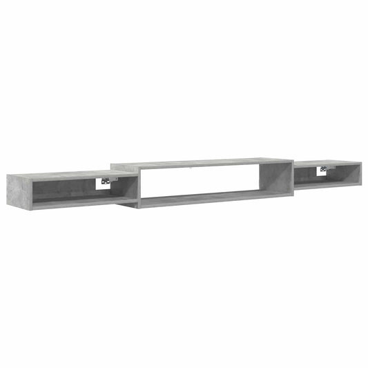Wall-mounted TV Cabinet Wall-Mounted Concrete Grey Wall-mounted TV Cabinet Wall-Mounted Concrete Grey