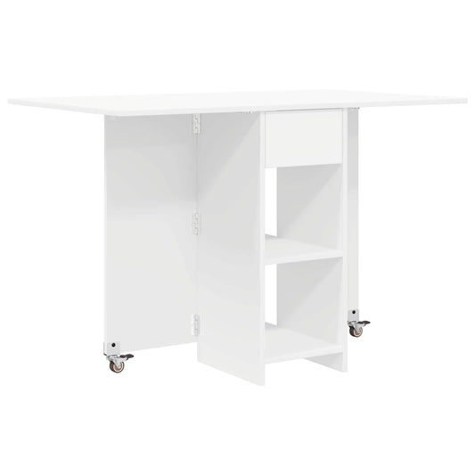 Dinning Table 115 x 70 x 75 cm Engineered Wood White Dinning Table 115 x 70 x 75 cm Engineered Wood White