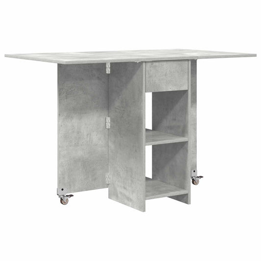 Dinning Table 115 x 70 x 75 cm Engineered Wood Concrete Grey Dinning Table 115 x 70 x 75 cm Engineered Wood Concrete Grey