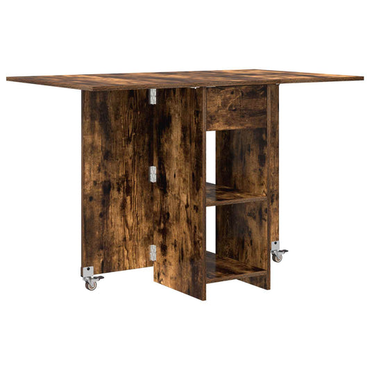 Dinning Table 115 x 70 x 75 cm Engineered Wood Smoked Oak Dinning Table 115 x 70 x 75 cm Engineered Wood Smoked Oak