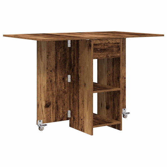 Dinning Table 115 x 70 x 75 cm Engineered Wood Old Wood Dinning Table 115 x 70 x 75 cm Engineered Wood Old Wood