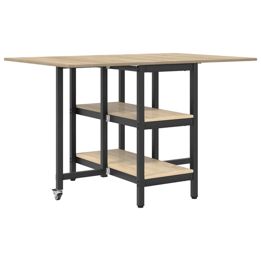 Dinning Table 122 x 80 x 76.5 cm Engineered Wood Sonoma Oak Dinning Table 122 x 80 x 76.5 cm Engineered Wood Sonoma Oak