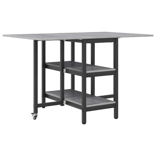Dinning Table 122 x 80 x 76.5 cm Engineered Wood Grey Sonoma Dinning Table 122 x 80 x 76.5 cm Engineered Wood Grey Sonoma
