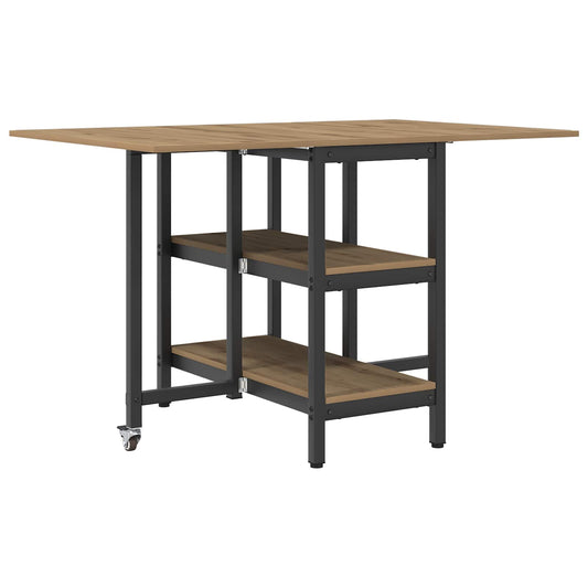 Dinning Table 122 x 80 x 76.5 cm Engineered Wood Artisan Oak Dinning Table 122 x 80 x 76.5 cm Engineered Wood Artisan Oak
